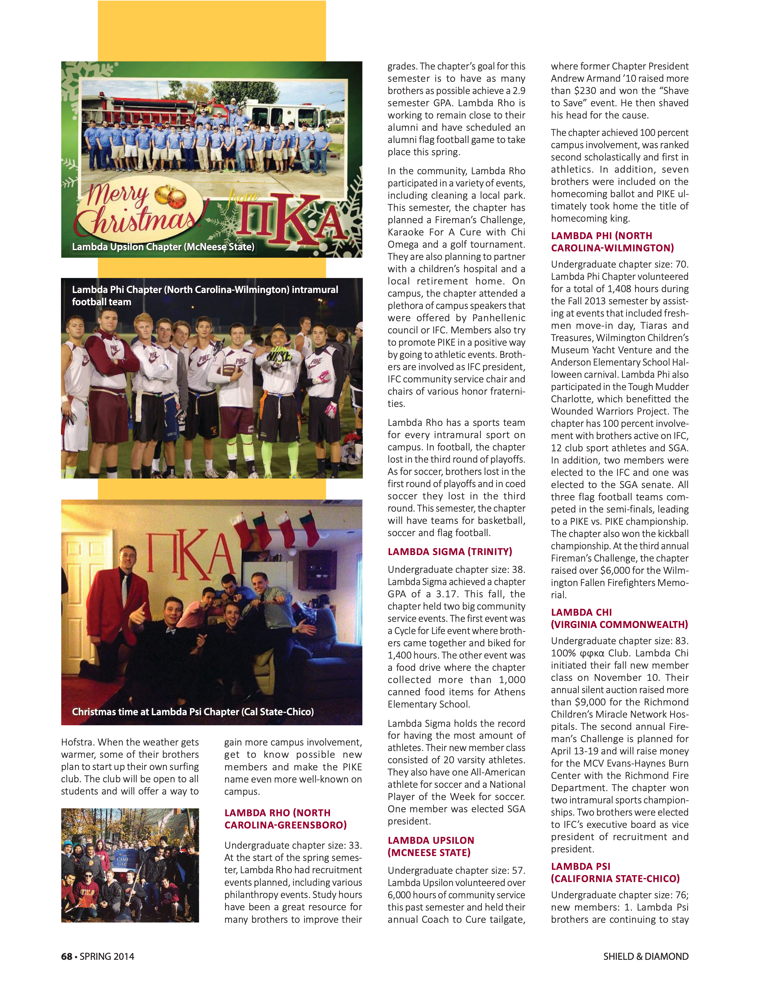 Chapter Notes, Continued 5, Spring 2014